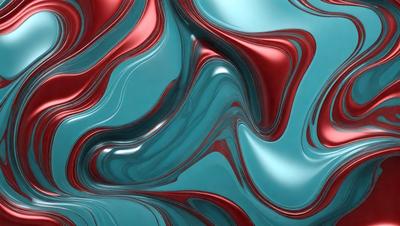 The primary subject of the image is a blue and red swirling pattern, which appears to be a digital art or illustration. The setting is a blue background, and the visual style is a combination of digital art and illustration. The dominant colors are blue and red, creating a vibrant and energetic atmosphere.