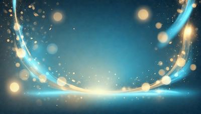The primary subject of the image is a blue background with a yellow light source. The setting is a dark blue background with a bright yellow light, creating a contrasting effect. The visual style is a digital art or illustration, as the light source appears to be a digital effect. The colors and mood of the image are predominantly dark blue and yellow, creating a moody and dramatic atmosphere.