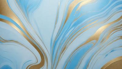 The primary subject of the image is a blue and gold swirl pattern, which is the main object, scene, or focus of the image. The setting or background features a blue and gold swirl pattern, which is the environment, backdrop, or surface visible in the image. The visual style of the image is a digital art or illustration, as it is a digital representation of a swirl pattern. The dominant colors in the image are blue and gold, creating a vibrant and lively atmosphere.