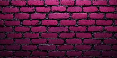 The primary subject of the image is a brick wall painted in a pink hue. The setting is a brick wall, and the visual style appears to be a photo. The dominant colors in the image are pink and red, creating a warm and inviting atmosphere.