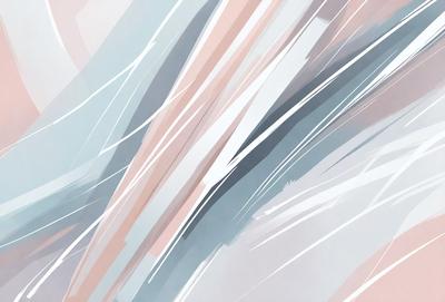 The primary subject of the image is a colorful, abstract painting featuring a mix of pink, blue, and white colors. The painting is displayed on a wall, creating a visually appealing and artistic focal point. The setting is an indoor space, likely an art gallery or a personal collection. The visual style of the painting is a combination of digital art and traditional painting techniques, resulting in a unique and captivating piece of art. The colors and mood of the painting evoke a sense of tranquility and