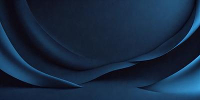 The primary subject of the image is a blue background with a pattern of waves. The setting is a dark blue surface, and the visual style appears to be a digital art or illustration. The dominant colors are blue and black, creating a calm and serene atmosphere.