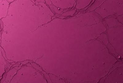 The primary subject of the image is a purple wall with a marbled texture. The setting is a room with a purple background. The visual style is a close-up of the purple wall, showcasing its unique texture. The colors and mood of the image are predominantly purple, creating a calm and soothing atmosphere.