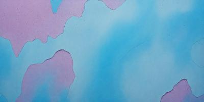 The primary subject of the image is a painting of a blue sky with clouds. The setting is a blue background, and the visual style appears to be a digital art or illustration. The colors and mood of the painting are predominantly blue, creating a serene and calming atmosphere.