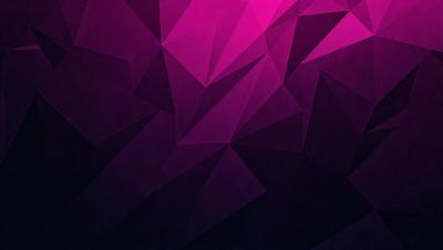 The primary subject of the image is a purple geometric pattern. The setting is a dark background, which contrasts with the purple pattern. The visual style is a digital art or illustration, as the pattern is intricate and well-defined. The dominant colors are purple and black, creating a bold and striking atmosphere.