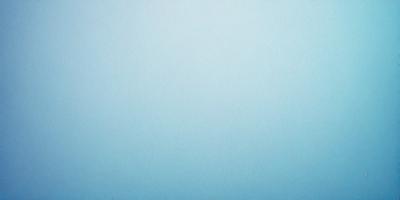 The primary subject of the image is a large, empty blue canvas. The setting is a white wall, and the visual style is a painting. The colors and mood of the image are predominantly blue, creating a calm and serene atmosphere.