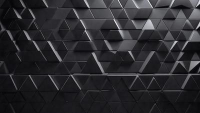 The primary subject of the image is a black and white patterned wall. The setting is a black background, and the visual style appears to be a pattern or texture. The dominant colors are black and white, creating a bold and striking appearance.