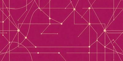 The primary subject of the image is a pink background with a pattern of dots and lines. The setting appears to be a room with a wall painted in a pink hue. The visual style of the image is a combination of digital art and illustration, creating a unique and artistic appearance. The colors and mood of the image are predominantly pink, giving it a warm and inviting atmosphere.