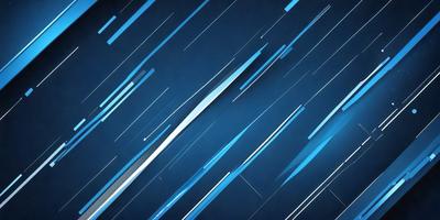 The primary subject of the image is a blue background with a series of blue lines and streaks. The setting appears to be a dark, possibly nighttime, environment. The visual style is a combination of digital art and illustration, creating a dynamic and artistic appearance. The colors and mood of the image are predominantly dark and moody, with the blue lines and streaks adding a sense of depth and movement to the scene.
