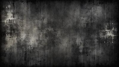 The primary subject of the image is a black and white photo of a wall. The setting is a concrete wall with a graffiti-like texture. The visual style is a black and white photo, which gives it a classic and timeless appearance. The colors and mood of the image are predominantly dark and moody, with the black and white color scheme adding to the dramatic atmosphere.