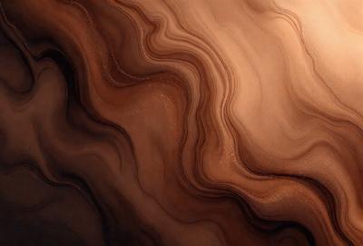 The primary subject of the image is a close-up of a brown, textured surface, possibly a piece of wood or a wall. The setting appears to be a natural environment, with the surface being the main focus of the image. The visual style is a close-up, which emphasizes the texture and details of the surface. The colors in the image are predominantly brown, giving the scene a warm and earthy atmosphere.