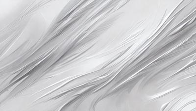The primary subject of the image is a white, flowing, and curling piece of artwork, possibly a painting or drawing. The setting is a white background, which provides a clean and minimalist appearance. The visual style is a combination of digital art and illustration, as the artwork appears to be digitally created or manipulated. The colors and mood of the image are predominantly white, giving it a clean, serene, and elegant atmosphere.