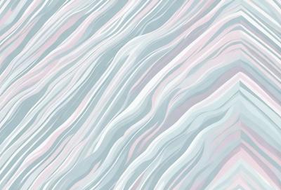The primary subject of the image is a blue and white striped wallpaper. The setting is a wall, and the visual style is a patterned design. The dominant colors are blue and white, creating a calm and soothing atmosphere.
