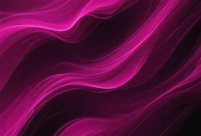 The primary subject of the image is a pink, flowing, and swirling pattern. The setting is a dark background, which contrasts with the vibrant pink color of the pattern. The visual style appears to be a digital art or illustration, as the pattern is intricate and detailed. The dominant colors are pink, and the overall atmosphere is one of beauty and elegance.