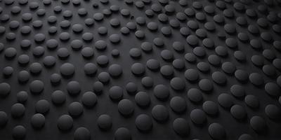 The primary subject of the image is a black background with a pattern of white circles. The setting is a dark room, and the visual style appears to be a digital art or illustration. The dominant colors are black and white, creating a moody atmosphere.