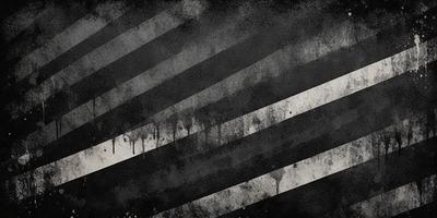 The primary subject of the image is a black and white photo of a wall with a pattern of stripes. The setting is a room with a wall that has a pattern of stripes. The visual style is a black and white photo, which gives it a classic and timeless appearance. The colors and mood of the image are predominantly black and white, creating a sense of depth and contrast.