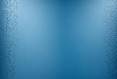 The primary subject of the image is a large, empty blue room with a bright blue sky. The setting is a vast, open space with no visible objects or people. The visual style is a photo, capturing the natural light and color of the room. The colors and mood of the image are predominantly blue, creating a calm and serene atmosphere.
