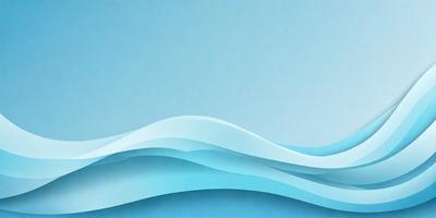 The primary subject of the image is a wave, which is depicted as a blue and white pattern. The setting is a blue background, and the visual style appears to be a combination of digital art and illustration. The colors and mood of the image are predominantly blue and white, creating a calm and serene atmosphere.