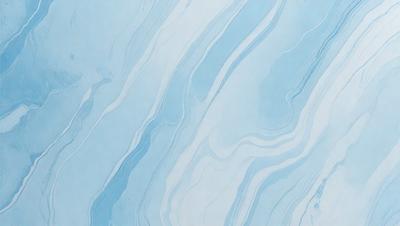 The primary subject of the image is a blue and white marbled wall. The setting is a room with a blue and white marbled wall as the main focus. The visual style is a photo of the marbled wall. The dominant colors are blue and white, creating a calm and soothing atmosphere.