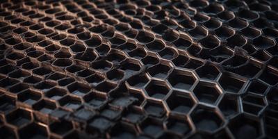 The primary subject of the image is a close-up of a black and white checkered pattern. The setting is a black background, and the visual style appears to be a pattern or texture. The dominant colors are black and white, creating a classic and timeless atmosphere.