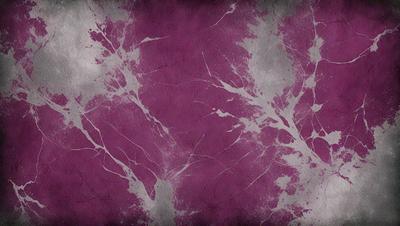 The primary subject of the image is a purple wall with a pattern of white and gray streaks. The setting is a room with a purple wall, and the visual style is a combination of a photo and digital art. The dominant colors are purple and gray, creating a moody atmosphere.