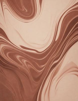 The primary subject of the image is a brown and white swirling pattern, which appears to be a painting or a digital artwork. The setting is a wall, and the visual style suggests that it is a painting or a digital artwork. The colors and mood of the image are predominantly brown and white, creating a sense of depth and complexity in the swirling pattern.
