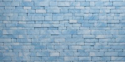 The primary subject of the image is a blue brick wall. The setting is a room with a blue brick wall as the main focus. The visual style is a photo of the blue brick wall. The dominant colors are blue and white, creating a calm and soothing atmosphere.