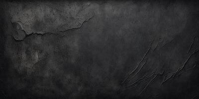 The primary subject of the image is a black background with a texture that resembles a wall. The setting is a dark room, and the visual style is a close-up of the black background. The colors and mood of the image are predominantly dark and moody, with the black background being the main focus.
