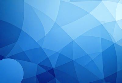 The primary subject of the image is a blue background with a pattern of blue and white triangles. The setting is a blue sky, and the visual style is a digital art or illustration. The dominant colors are blue and white, creating a calm and serene atmosphere.