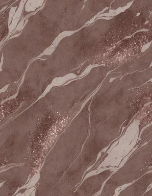 The primary subject of the image is a brown and white marbled wallpaper with a pattern of swirls and waves. The setting is a room with a brown and white marbled wall, which serves as the background. The visual style is a combination of a photo and a digital art, creating a unique and intricate design. The colors and mood of the image are warm and earthy, with the brown and white marbled pattern evoking a sense of natural beauty and texture.