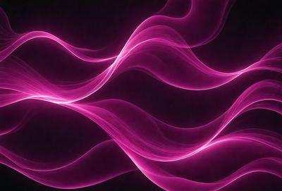 The primary subject of the image is a pink, flowing, and swirling pattern. The setting is a dark background, which contrasts with the vibrant pink color of the pattern. The visual style appears to be a digital art or illustration, as the pattern is intricately designed and the colors are rich and vivid. The overall atmosphere of the image is lively and energetic, with the pink swirls creating a sense of movement and dynamism.