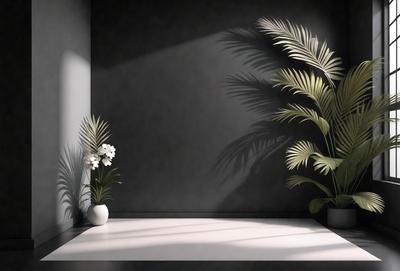 The primary subject of the image is a white table with a vase of flowers on it. The flowers are white and pink, and they are placed in a white vase. The table is positioned in front of a wall, which serves as the setting or background of the image. The visual style of the image is a photo, capturing the details of the flowers and the table. The colors and mood of the image are predominantly white, creating a clean and serene atmosphere.