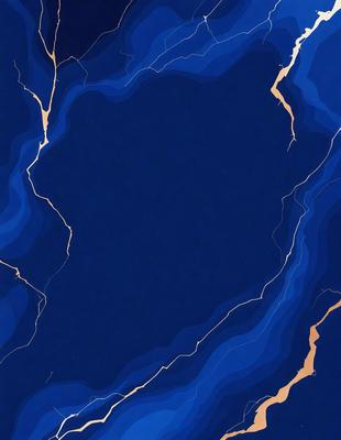 The primary subject of the image is a blue marble background with a pattern of light and dark blue streaks. The setting is a dark blue background with a pattern of light and dark blue streaks. The visual style is a digital art or illustration, creating a unique and artistic appearance. The colors and mood of the image are predominantly dark blue, with a sense of depth and intricacy in the pattern.