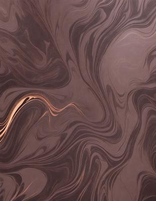 The primary subject of the image is a close-up of a wooden surface with a patterned texture. The setting is a room with a wooden floor, and the visual style appears to be a combination of a photo and a digital art or illustration. The colors and mood of the image are predominantly dark, with a sense of depth and intricacy in the patterned texture.