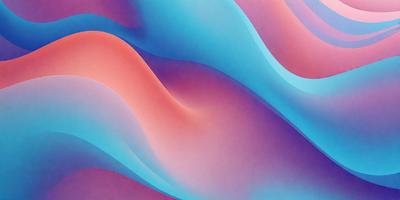The primary subject of the image is a colorful, abstract design featuring a mix of blue, pink, and red hues. The setting is a wall, and the visual style appears to be a combination of digital art and illustration. The colors and mood of the image are vibrant and lively, creating a sense of energy and creativity.