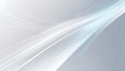 The primary subject of the image is a white line that appears to be moving or extending. The setting is a white background, which creates a clean and minimalist appearance. The visual style is digital art, as the line is depicted in a digital manner. The colors and mood of the image are predominantly white, giving it a calm and serene atmosphere.