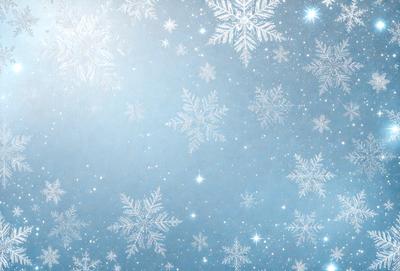 The primary subject of the image is a snowy background with a blue sky. The setting is a winter scene with a focus on the snow. The visual style is a digital art or illustration, creating a realistic and visually appealing representation of the snowy environment. The dominant colors are blue and white, giving the image a calm and serene atmosphere.