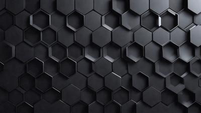 The primary subject of the image is a black and white patterned wallpaper. The setting is a black background, which contrasts with the patterned wallpaper. The visual style is a close-up of the wallpaper, showcasing its intricate design. The colors and mood of the image are predominantly black and white, giving it a classic and timeless appearance.