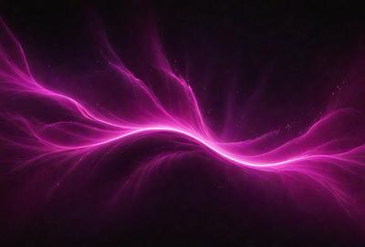 The primary subject of the image is a pink neon light, which is the main focus of the scene. The light is emanating from a source, creating a vibrant and luminous effect. The setting is a dark background, which contrasts with the bright pink light. The visual style of the image is a combination of digital art and illustration, as the light appears to be a digital creation. The colors and mood of the image are predominantly pink, creating a warm and inviting atmosphere.