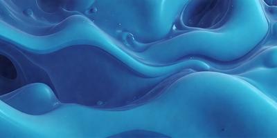 The primary subject of the image is a blue, swirling, and flowing pattern. The setting is a blue background, and the visual style appears to be a digital art or illustration. The dominant colors are blue and white, creating a calm and soothing atmosphere.