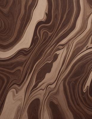 The primary subject of the image is a wooden surface with a unique and intricate pattern. The setting is a close-up view of the wooden surface, showcasing the detailed design. The visual style is a close-up of the wooden surface, which gives a sense of depth and texture. The colors and mood of the image are predominantly brown and earthy tones, creating a warm and natural atmosphere.