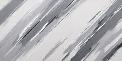 The primary subject of the image is a painting or drawing of a white and gray striped pattern. The setting is a white wall, and the visual style appears to be a combination of digital art and illustration. The colors and mood of the image are predominantly white and gray, creating a clean and minimalist atmosphere.