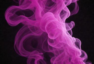 The primary subject of the image is a purple smoke or fog, which is the main object, scene, or focus of the image. The setting or background is a dark background, which contrasts with the purple smoke. The visual style of the image is a digital art or illustration, as it appears to be a computer-generated or digitally created image. The colors and mood of the image are predominantly purple, creating a somewhat mysterious or dramatic atmosphere.