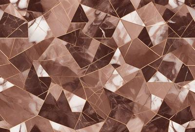 The primary subject of the image is a marble pattern, which is the main focus of the image. The setting is a marble surface, and the visual style is a close-up of the marble pattern. The colors and mood of the image are predominantly brown and earthy, giving it a natural and elegant appearance.