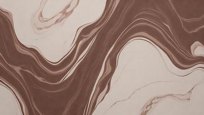 The primary subject of the image is a swirling pattern of brown and white colors, which creates a visually striking and dynamic scene. The setting is a brown and white marbled surface, which adds to the overall aesthetic of the image. The visual style is a combination of photo and digital art, as the swirling pattern appears to be a blend of both. The colors and mood of the image are predominantly brown and white, with a sense of depth and movement conveyed through the swirling pattern