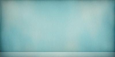 The primary subject of the image is a large, empty blue wall. The setting is a room with a blue background, and the visual style is a photo. The colors and mood of the image are predominantly blue, creating a calm and serene atmosphere.