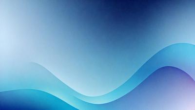 The primary subject of the image is a blue and white ocean wave. The setting is a blue and white ocean, with a clear sky in the background. The visual style is a digital art or illustration, creating a vibrant and dynamic scene. The dominant colors are blue and white, giving the image a calming and serene atmosphere.