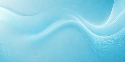 The primary subject of the image is a blue background with a white wave-like pattern. The setting is a blue ocean, and the visual style is a digital art or illustration. The dominant colors are blue and white, creating a calm and serene atmosphere.