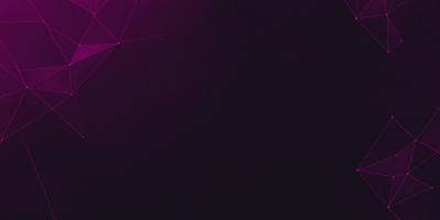 The image is a purple background with a black surface. The primary subject is a pink triangle, which stands out against the dark background. The visual style appears to be a digital art or illustration, as the triangle is the main focus of the image. The colors and mood of the image are predominantly dark and moody, with the pink triangle adding a touch of brightness and contrast.