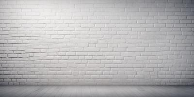 The primary subject of the image is a white brick wall. The setting is a room with a white brick wall, and the visual style is a photo. The colors and mood of the image are predominantly white, giving it a clean and minimalist appearance.
